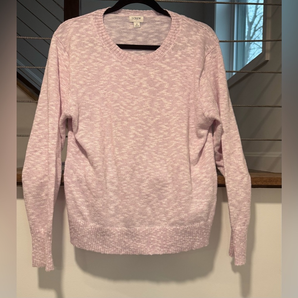 J. Crew factory Lilac Crew Neck Sweater spring light weight medium